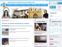 Tablet Screenshot of lainmaculada.edu.ec